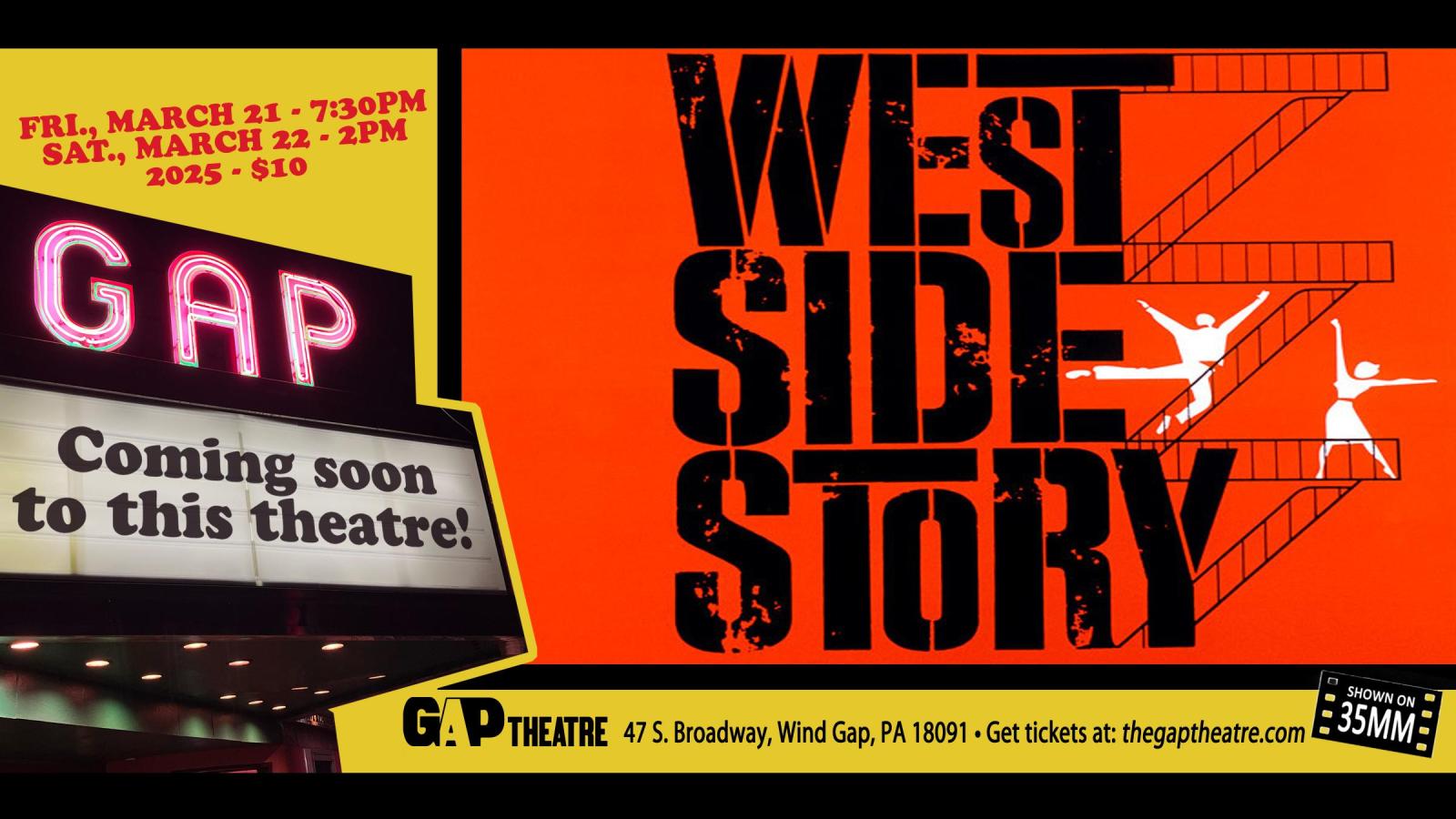 WEST SIDE STORY (1961) in 35mm and Technicolor