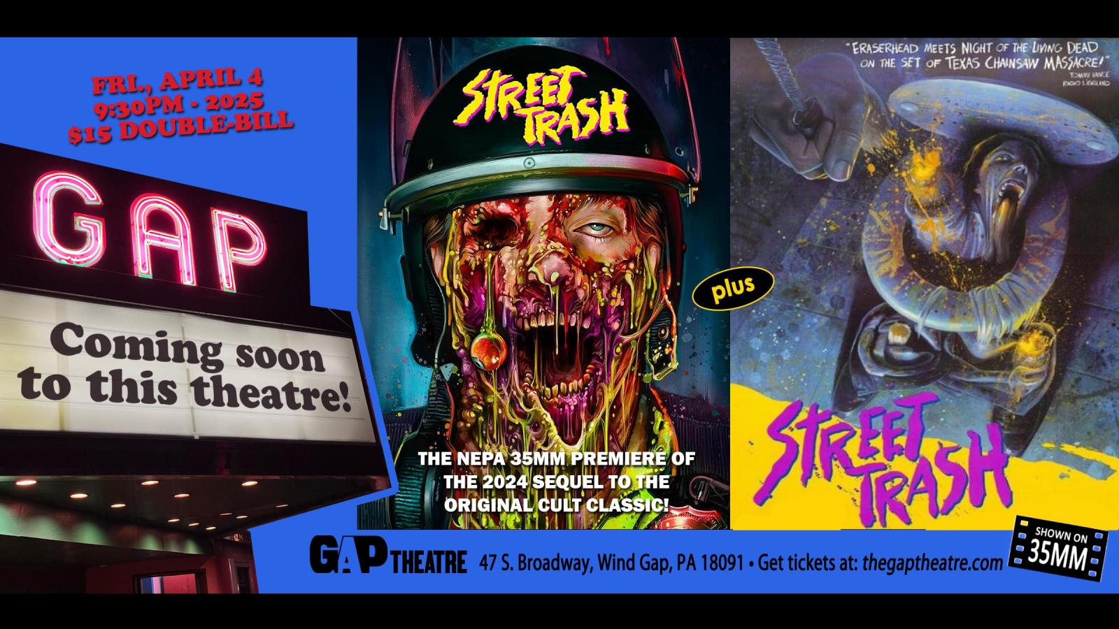 STREET TRASH (2024) & STREET TRASH (1987) 35mm double feature