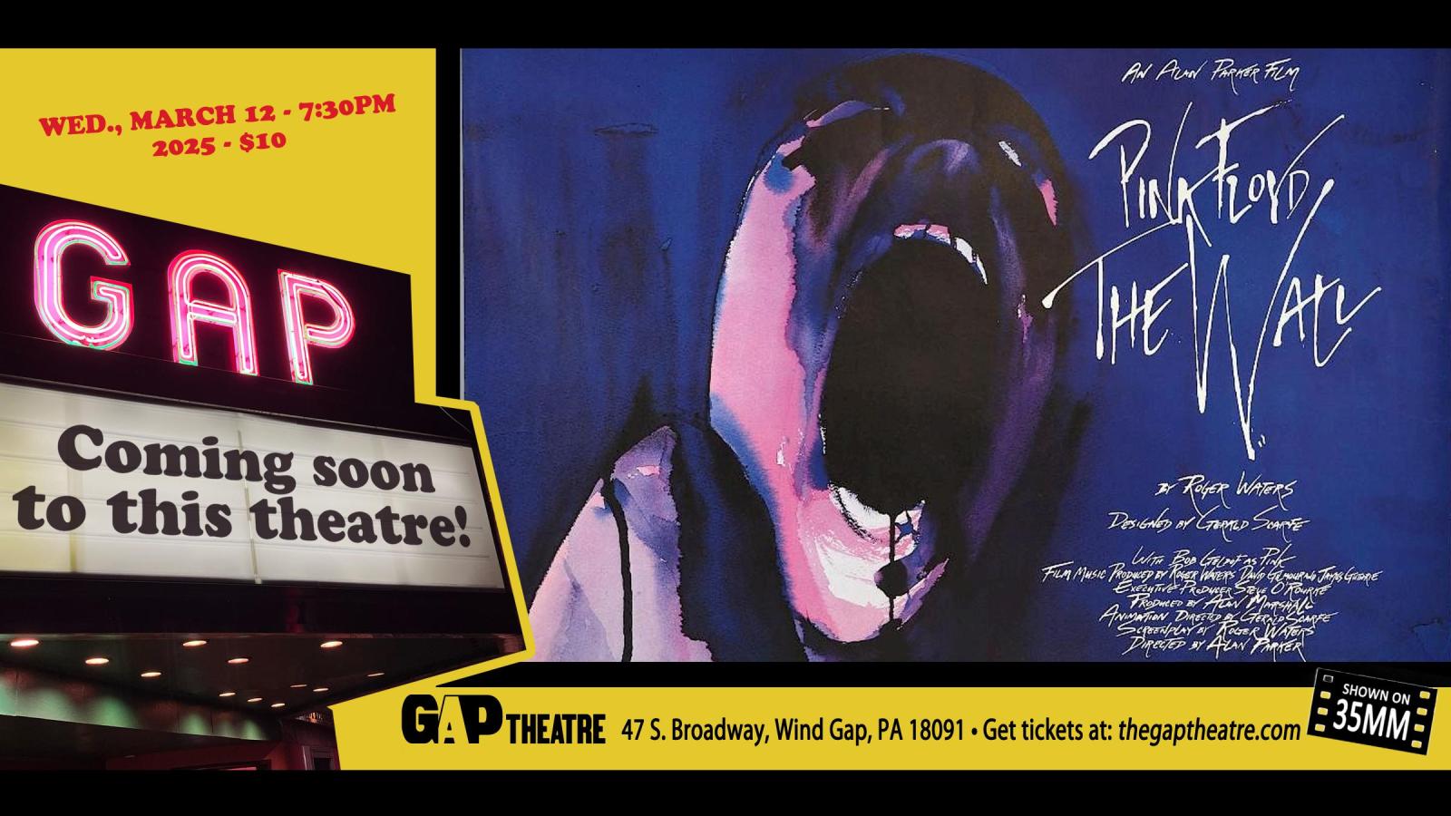PINK FLOYD: THE WALL (1982) on 35mm