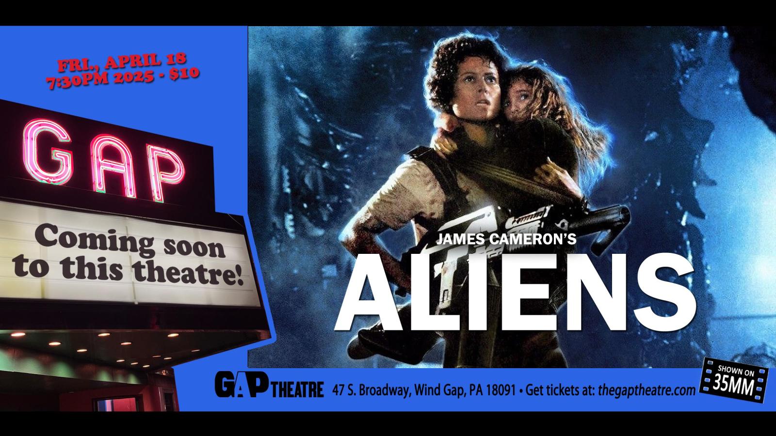 JAMES CAMERON’S ALIENS (1986) on 35mm