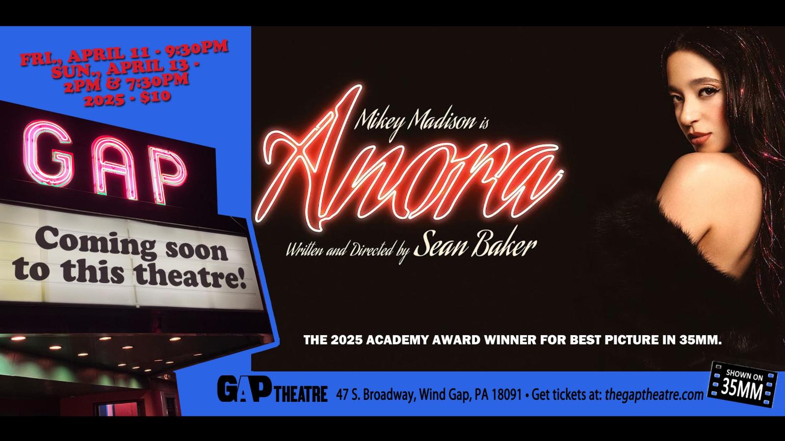 SEAN BAKER’S ANORA (2024) in 35mm