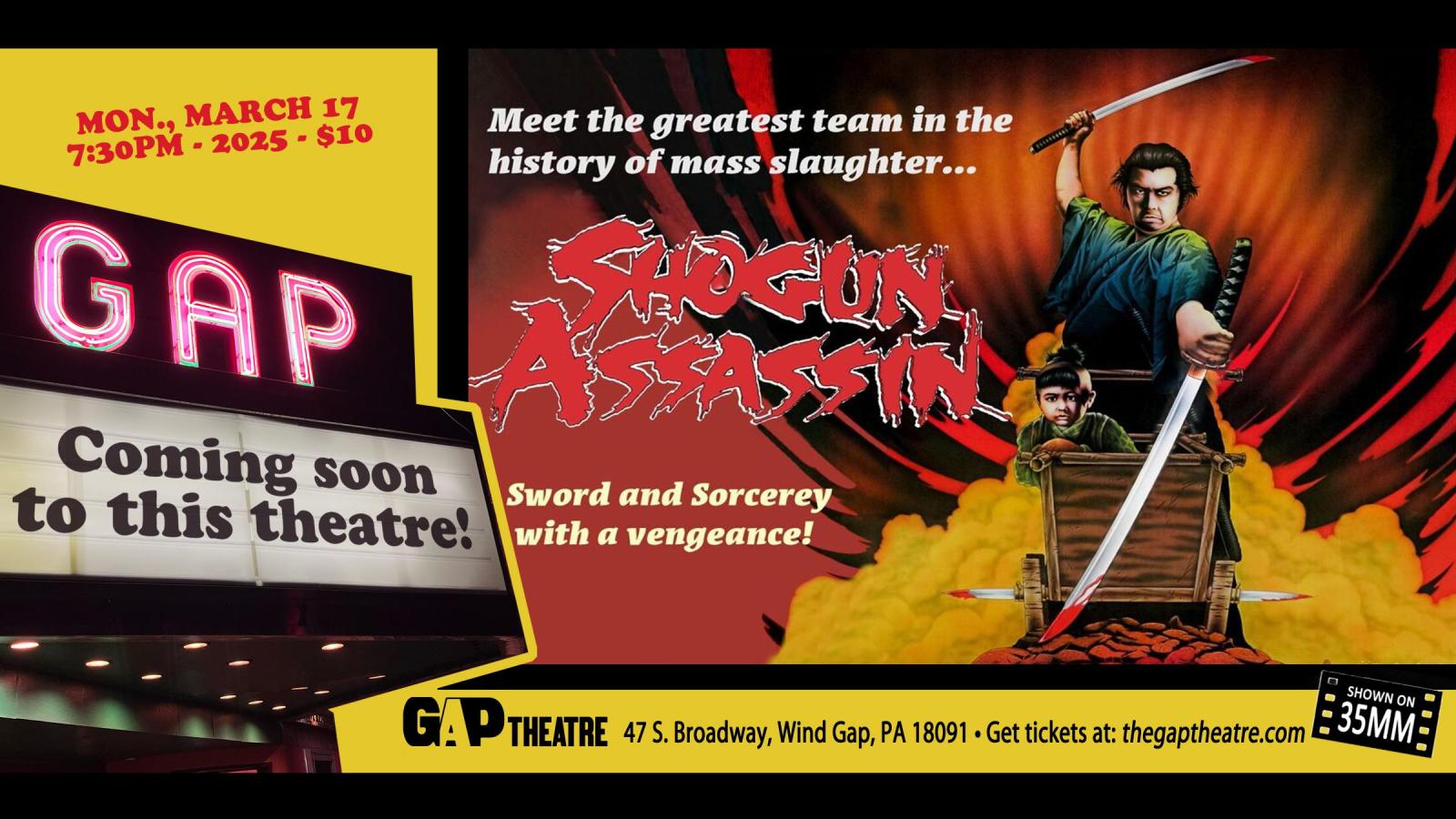 SHOGUN ASSASSIN in 35mm