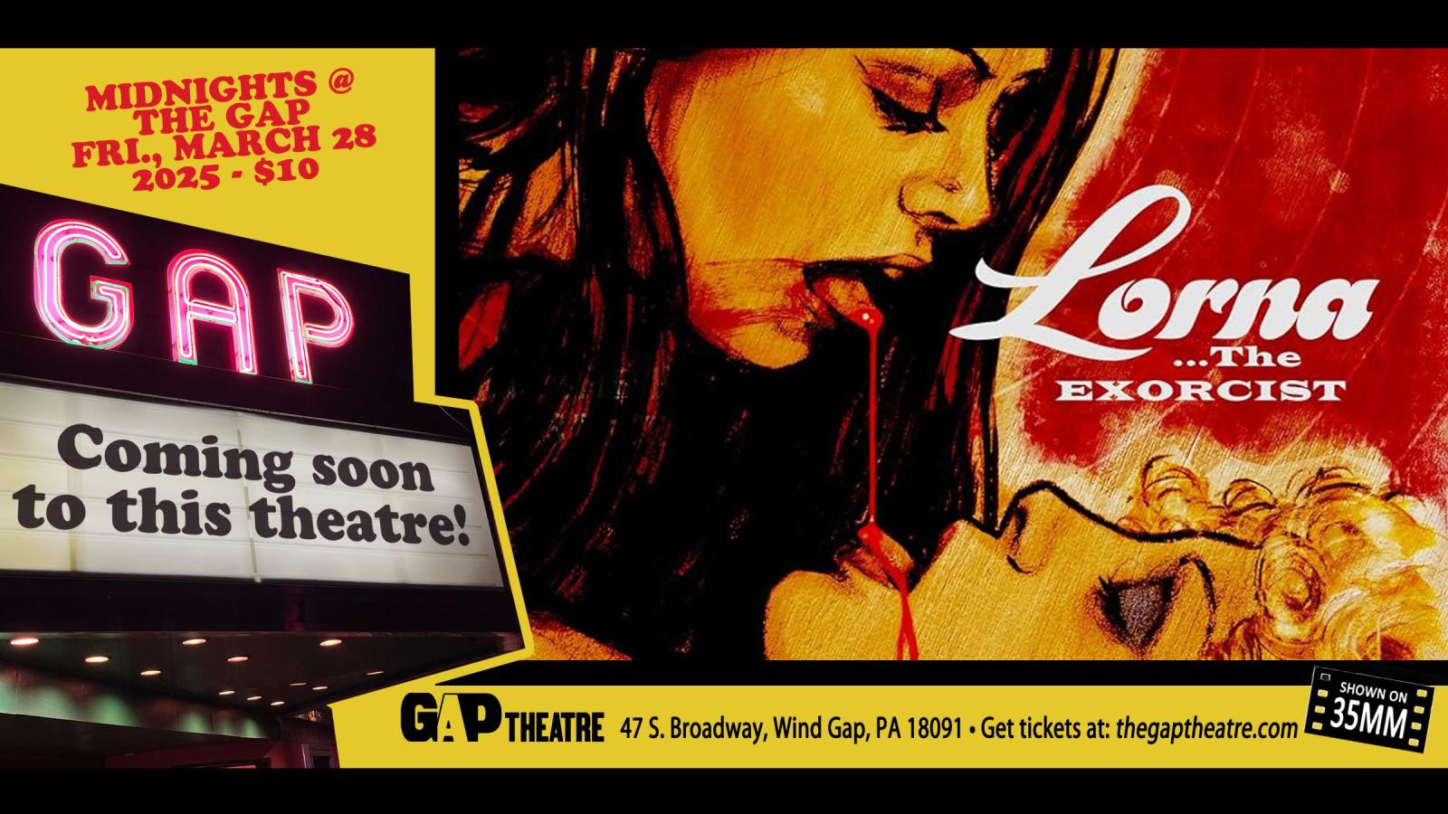 MIDNIGHTS @ THE GAP: Jess Franco’s LORNA THE EXORCIST (1974) on 35mm