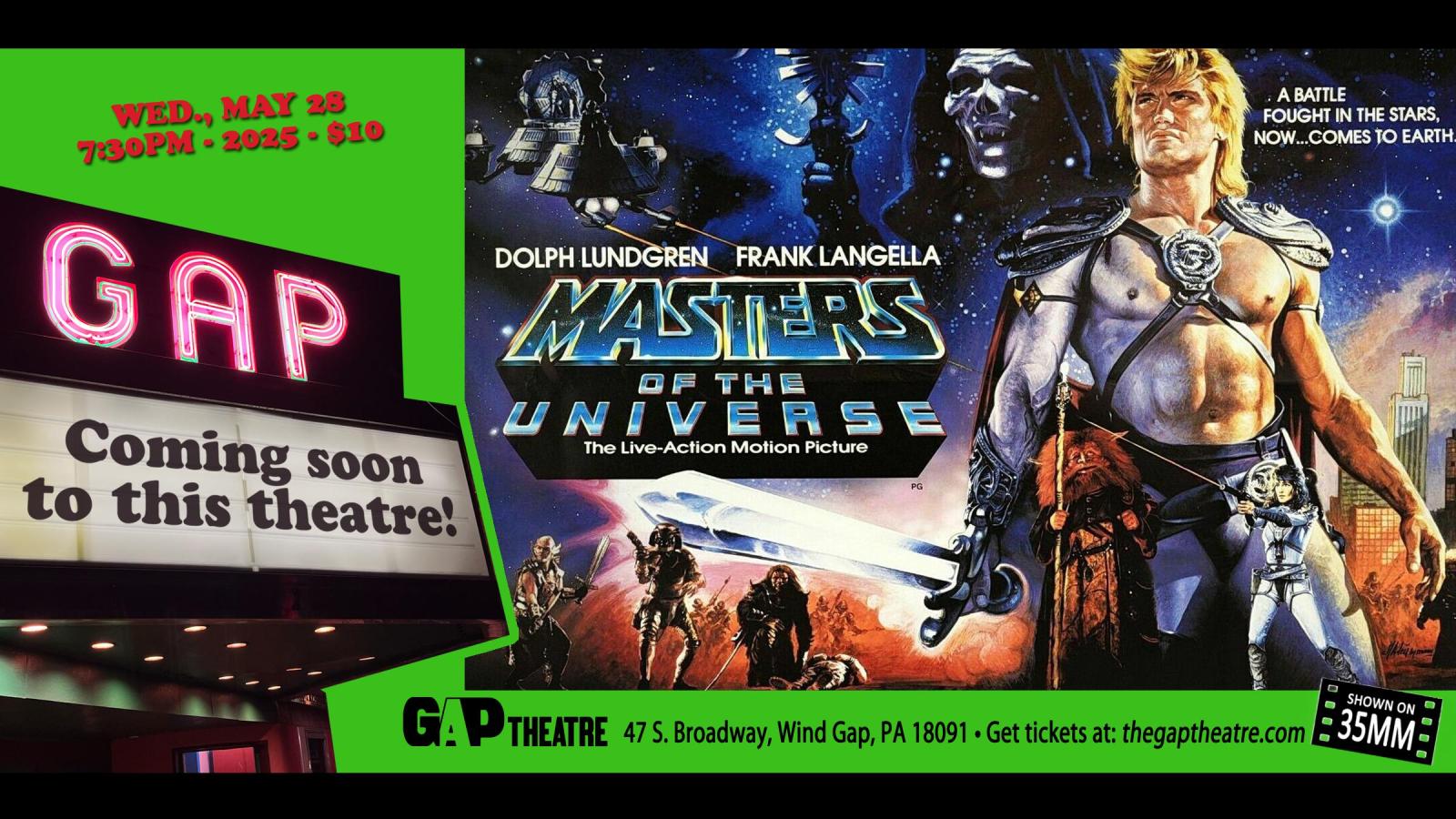 MASTER OF THE UNIVERSE (1987) on 35mm