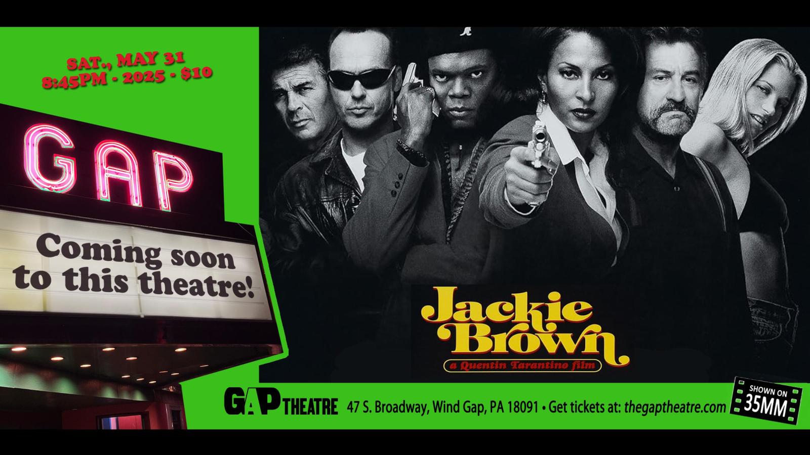 QUENTIN TARANTINO’S JACKIE BROWN (1997) on 35mm