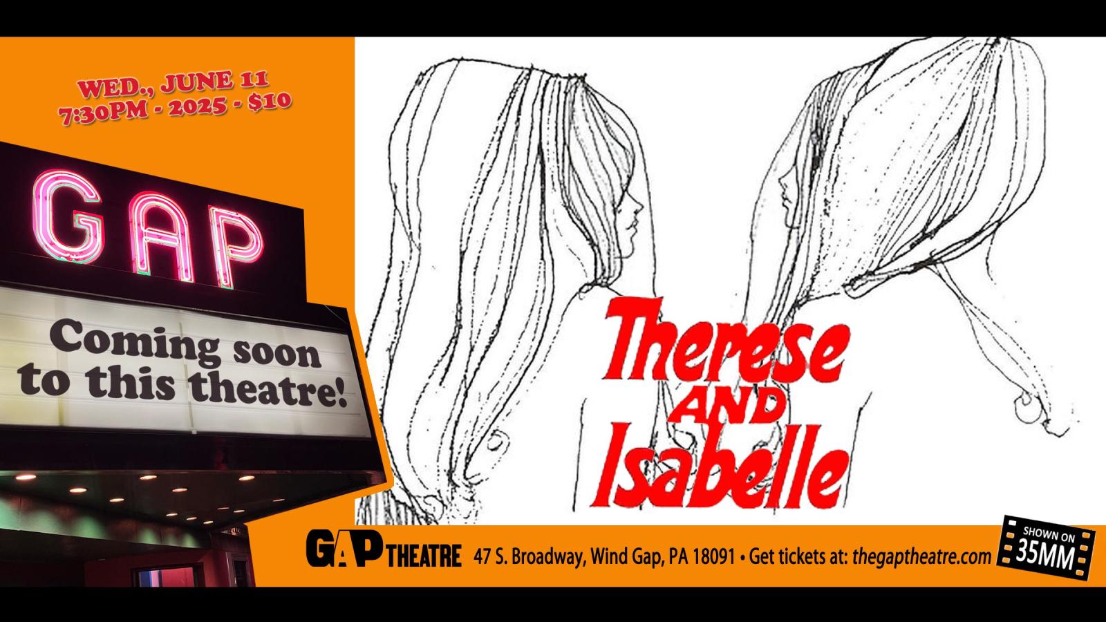 RADLEY METZGER’S THERESE AND ISABELLE (1968) on 35mm