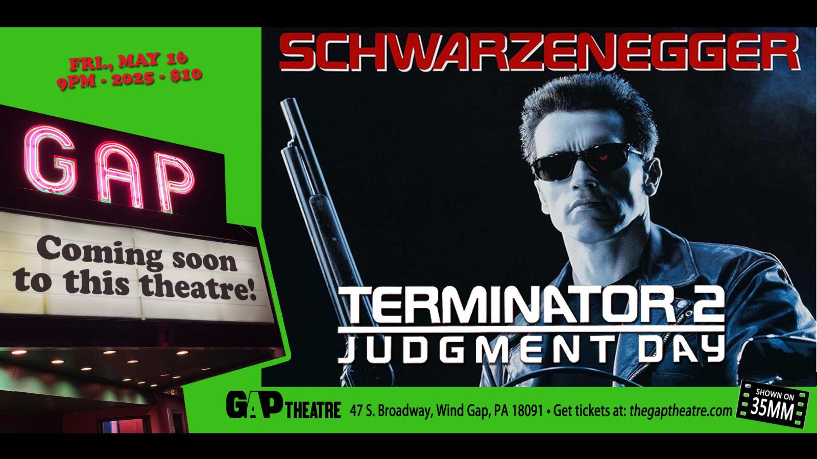 JAMES CAMERON’S TERMINATOR II (1991) on 35mm
