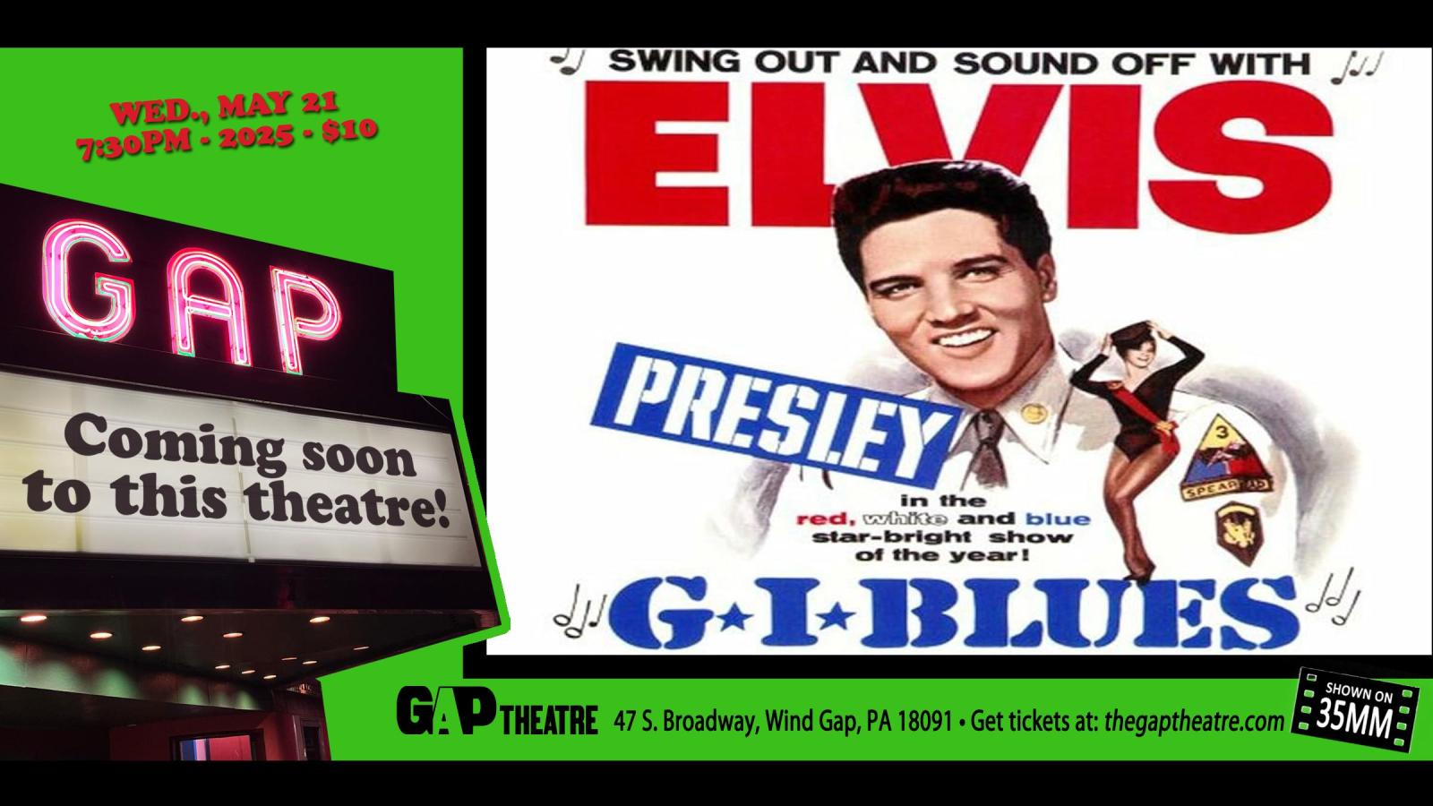 G.I. BLUES (1960) in 35mm