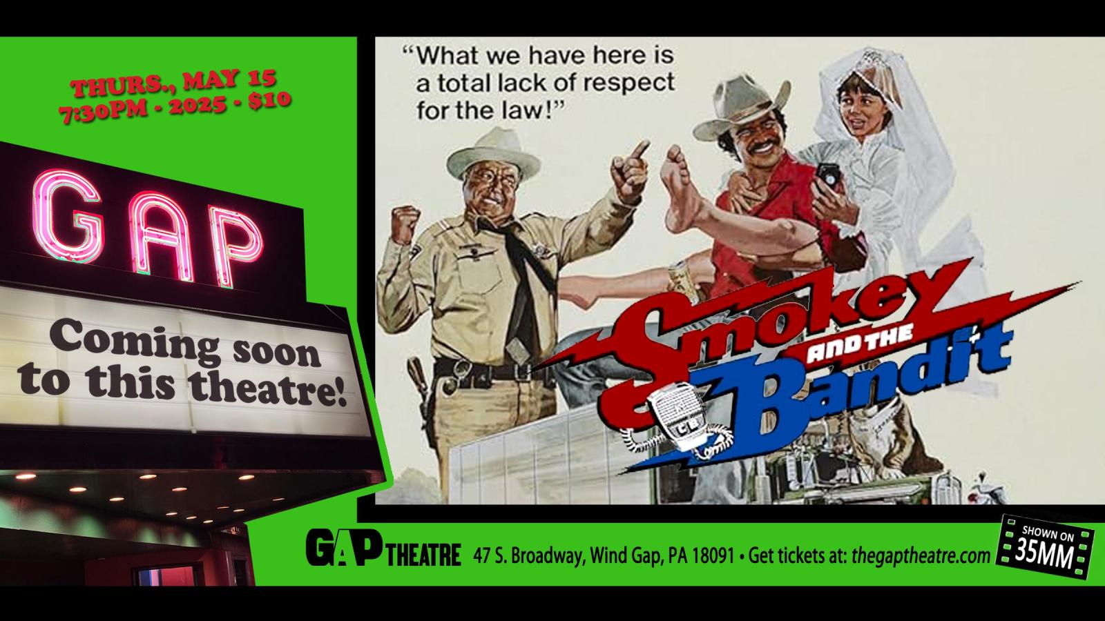 SMOKEY AND THE BANDIT (1977) on 35mm
