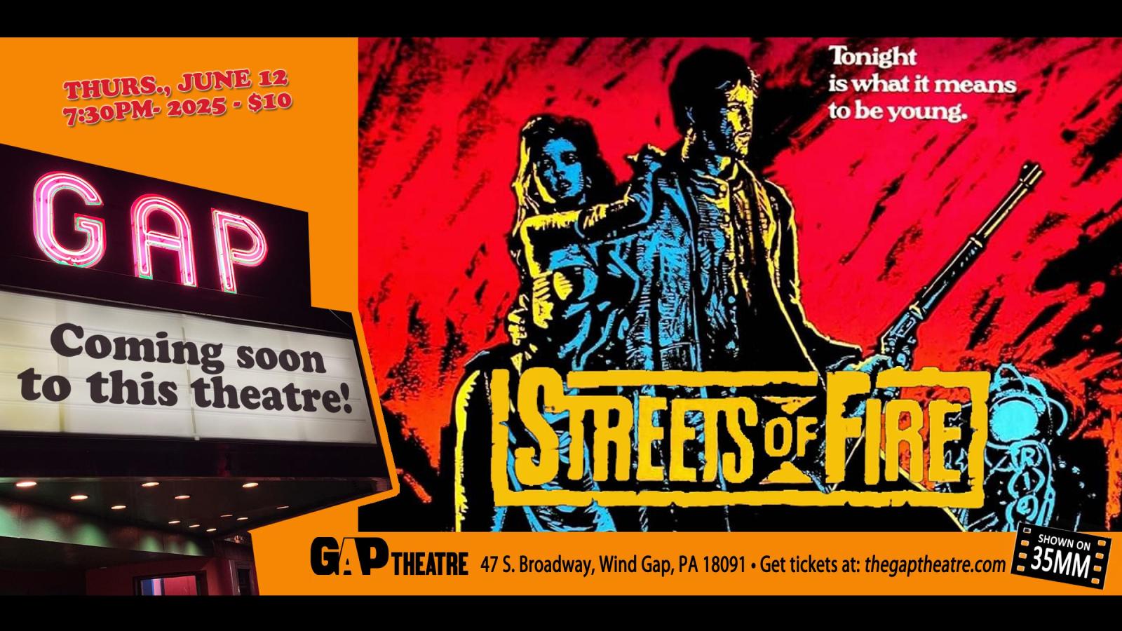 STREETS OF FIRE (1984) on 35mm