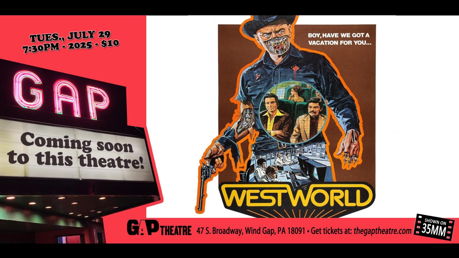 WESTWORLD (1973) in 35mm