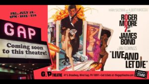 Roger Moore is 007 in LIVE AND LET DIE (1972) in 35mm