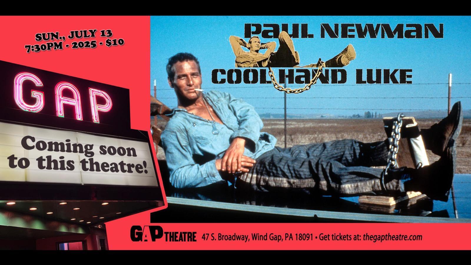 SUNDAY CLASSICS: COOL HAND LUKE (1967) in 35mm