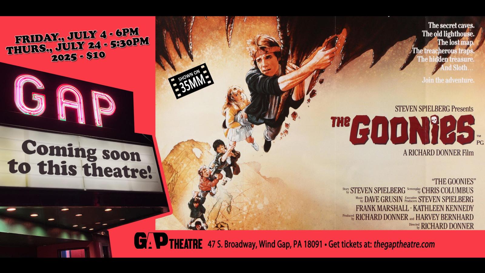 THE GOONIES (1985) in 35mm