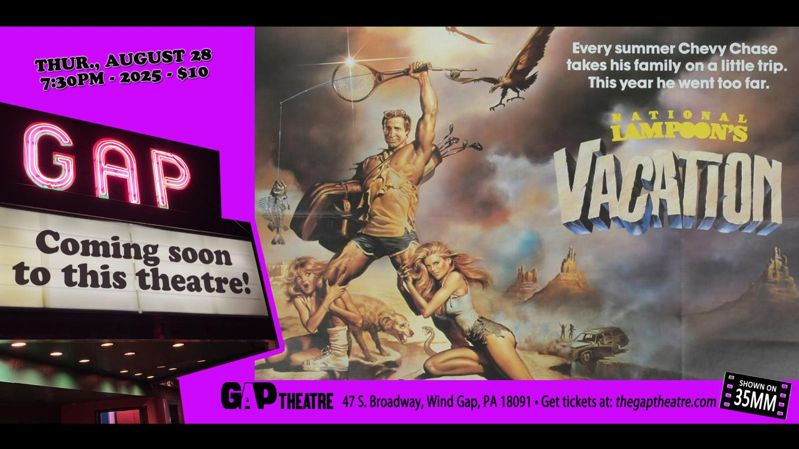 NATIONAL LAMPOON’S VACATION (1983) on 35mm