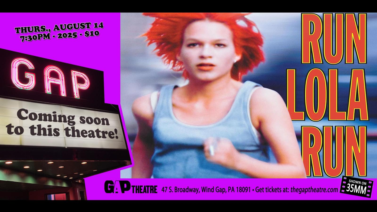 RUN, LOLA, RUN (1998) in 35mm