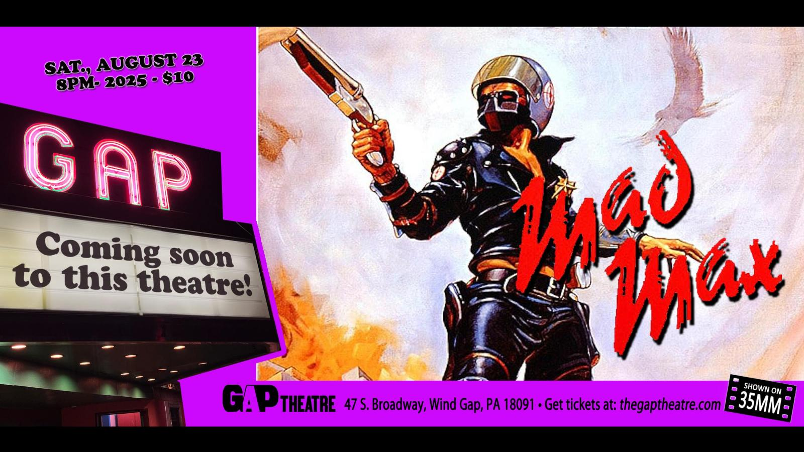 MAD MAX (1979) in 35mm