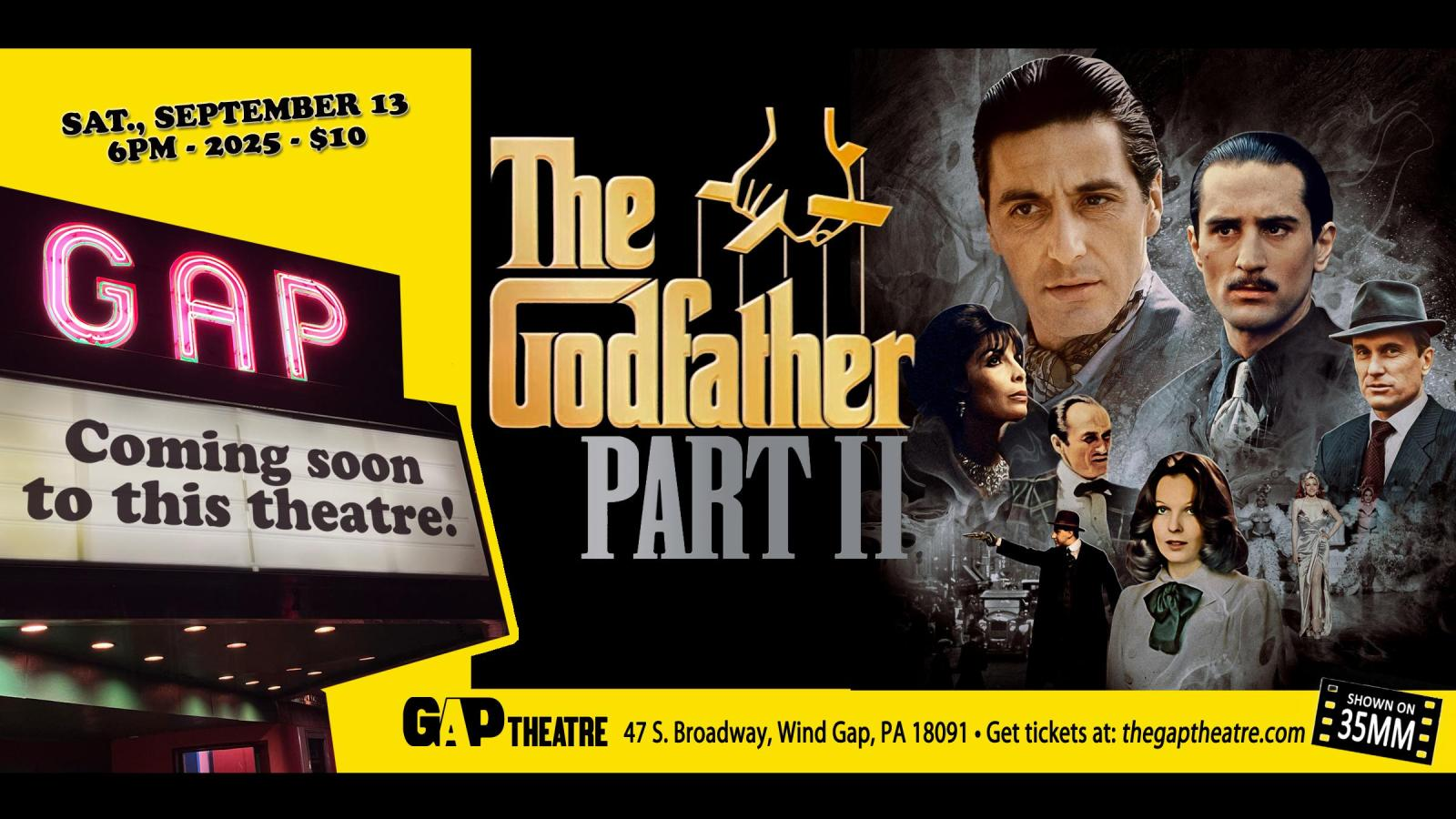 THE GODFATHER PART II (1974) on 35mm