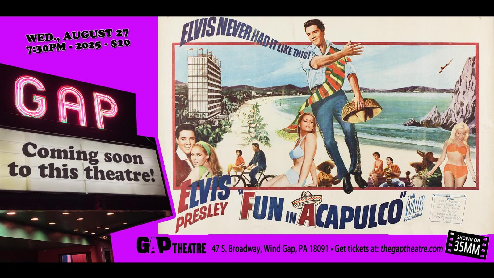 Elvis Presley in FUN IN ACAPULCO (1963)
