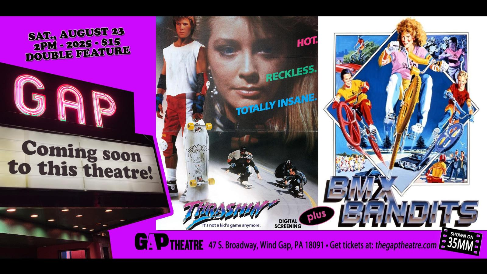 THRASHIN’ (1986) & BMX BANDITS (1983) Double Bill