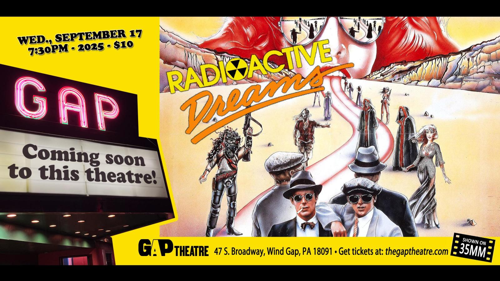 RADIOACTIVE DREAMS (1984) in 35mm