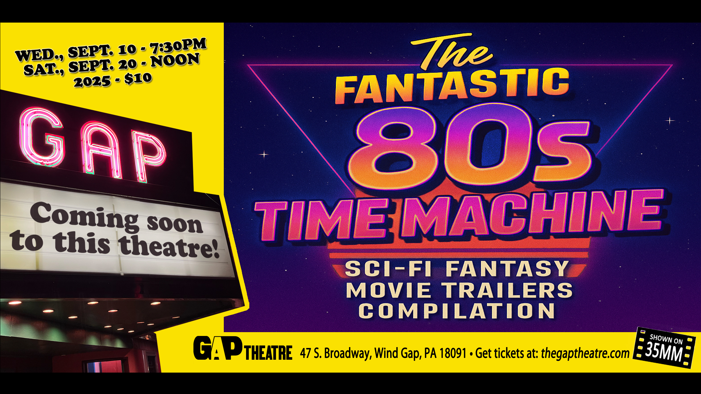 THE FANTASTIC 80S TIME MACHINE - 35mm trailer compilation!