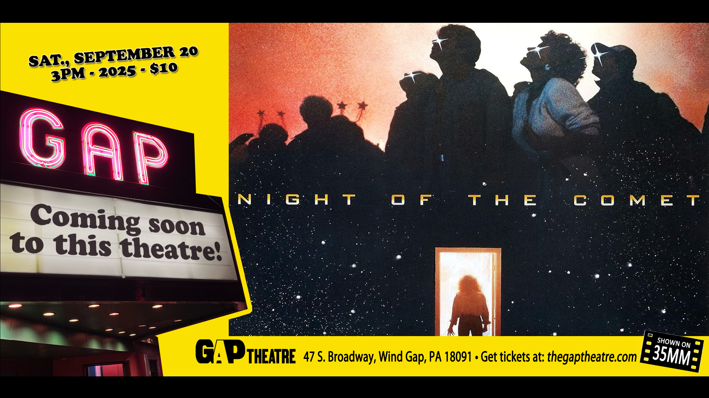 NIGHT OF THE COMET (1984) on 35mm