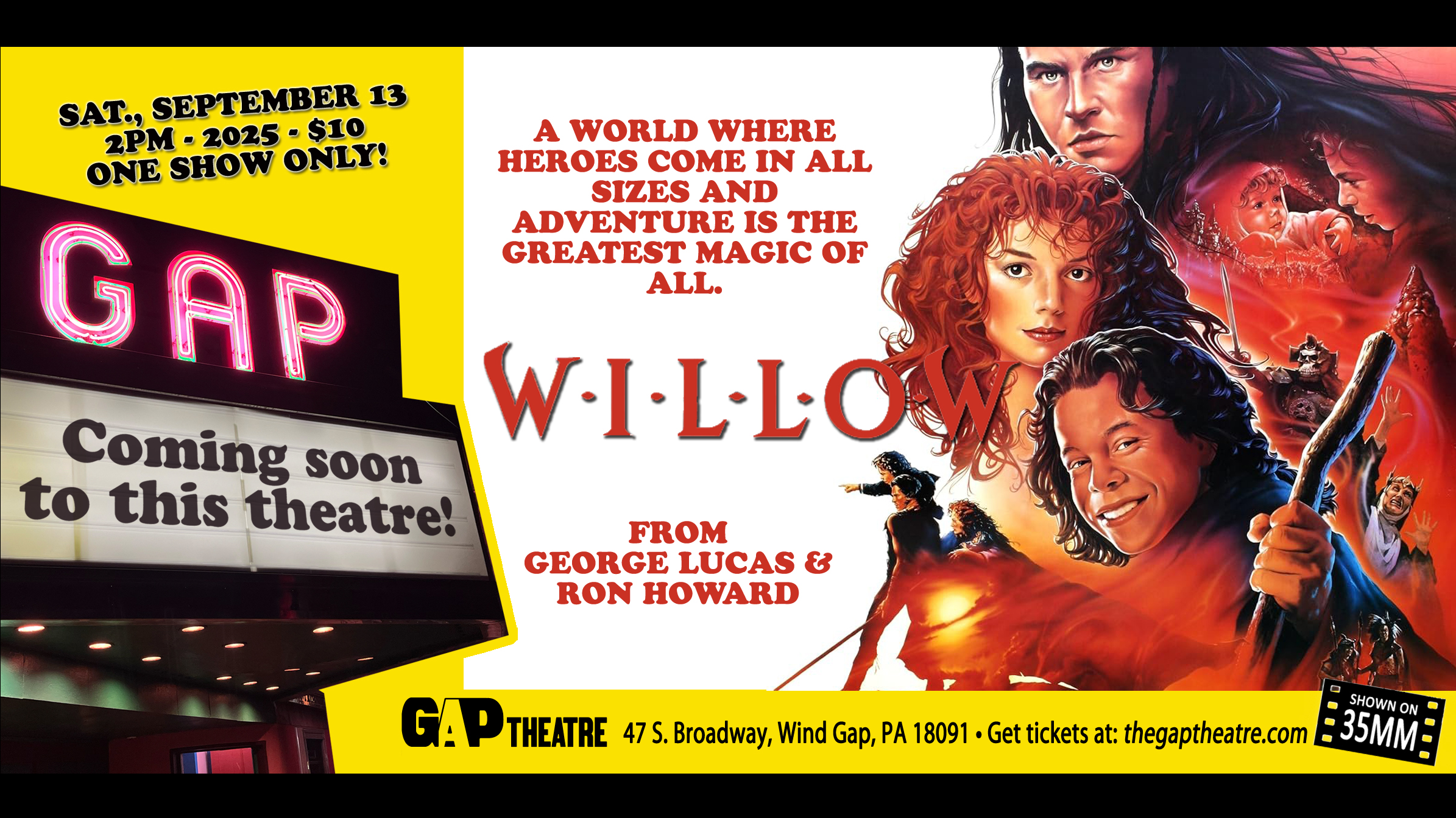 WILLOW (1988) in 35mm