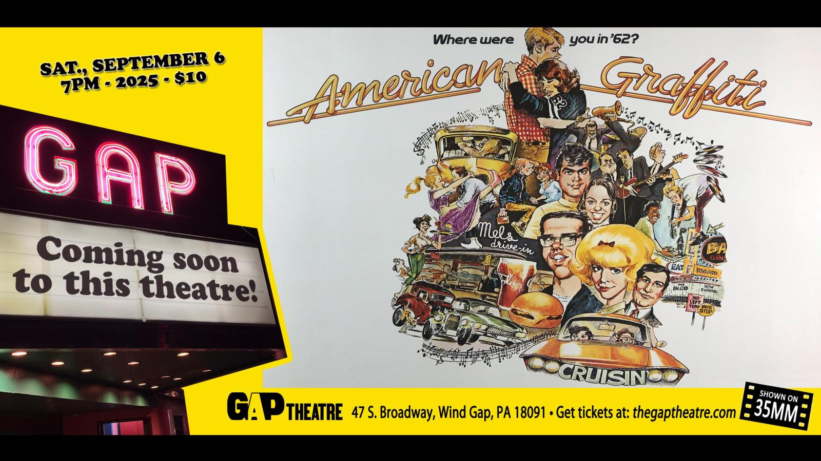 AMERICAN GRAFFITI (1973) in 35mm