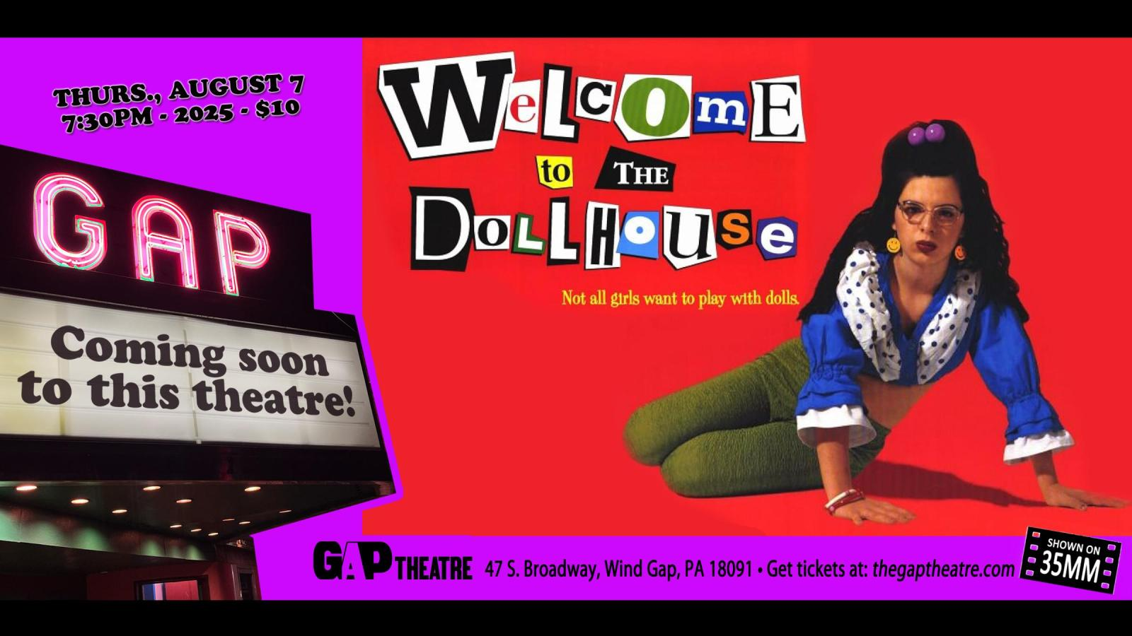 WELCOME TO THE DOLLHOUSE (1995) in 35mm
