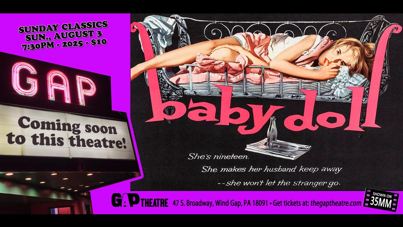 Sunday Classics: Elia Kazan’s BABY DOLL (1956) on 35mm