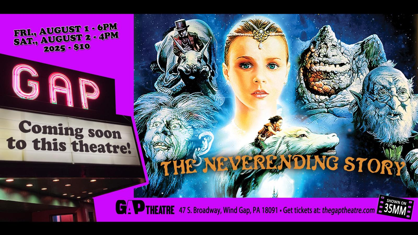 THE NEVERENDING STORY (1984) in 35mm