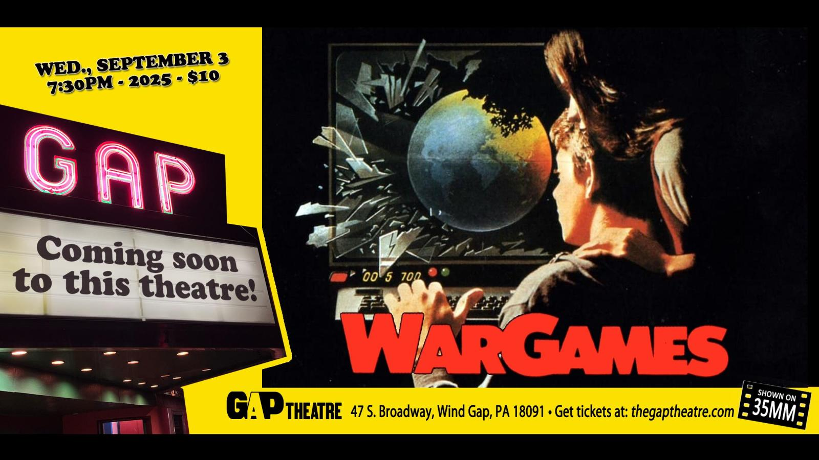 WARGAMES (1983) on 35mm