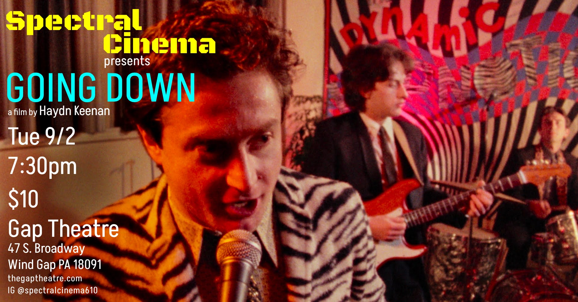 SPECTRAL CINEMA PRESENTS:  GOING DOWN (1983)