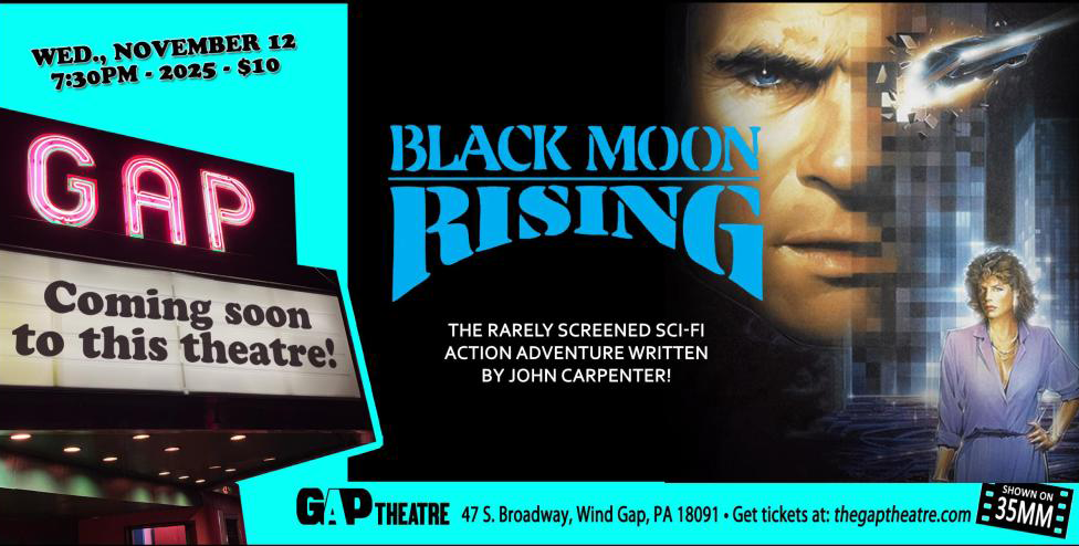 BLACK MOON RISING (1986) in 35mm