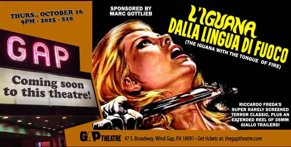 THE IGUANA WITH THE TONGUE OF FIRE (1971)