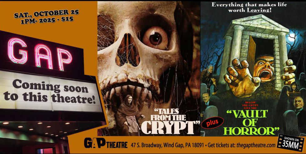 TALES FROM THE CRYPT (1972) & VAULT OF HORROR (1973) in 35mm 