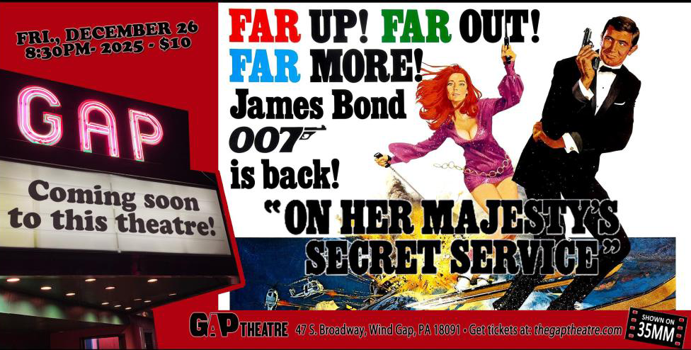 ON HER MAJESTY’S SECRET SERVICE (1969) in 35mm