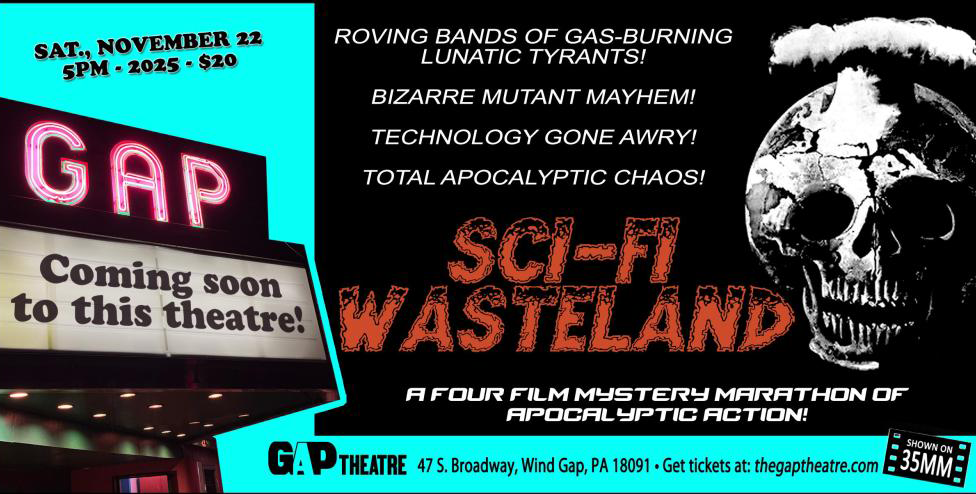 SCI-FI WASTELAND - Four Film Marathon on 35mm