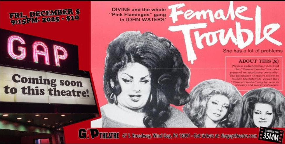 John Waters’ FEMALE TROUBLE (1974) in 35mm