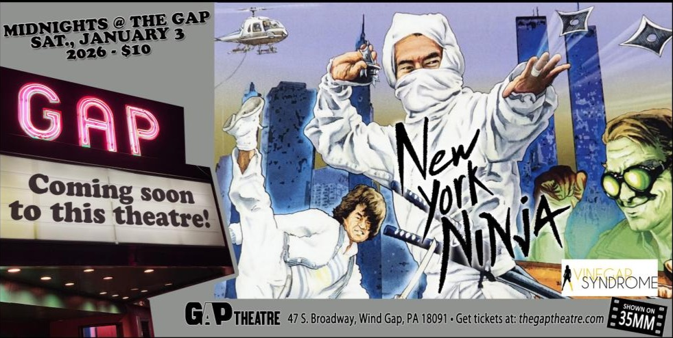 Vinegar Syndrome Midnights: NEW YORK NINJA (2021) in 35mm