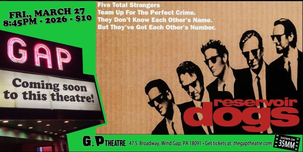 Quentin Tarantino’s RESERVOIR DOGS (1992) in 35mm