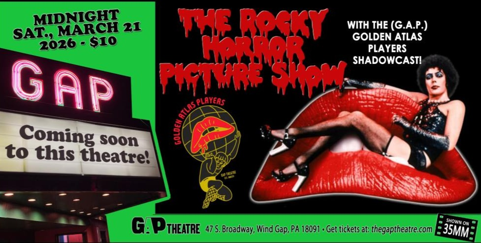 MIDNIGHTS @ THE GAP: THE ROCKY HORROR PICTURE SHOW with the Golden Atlas Players