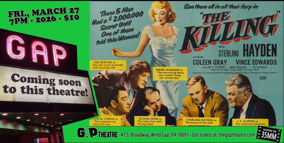 Stanley Kubrick’s THE KILLING (1956) in 35mm