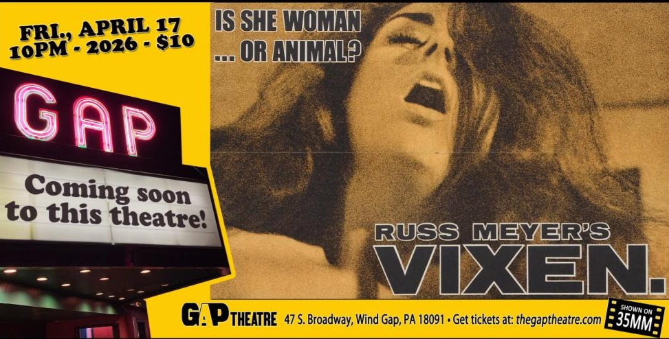 Russ Meyer’s VIXEN (1968) in 35mm