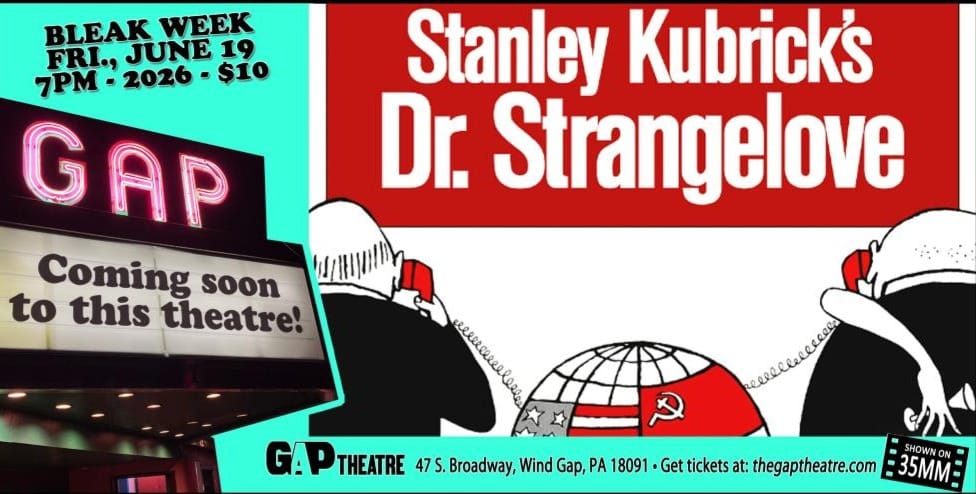 BLEAK WEEK: DR. STRANGELOVE OR: HOW I STOPPED WORRYING AND LEARNED TO LOVE THE BOMB (1964) in 35mm 