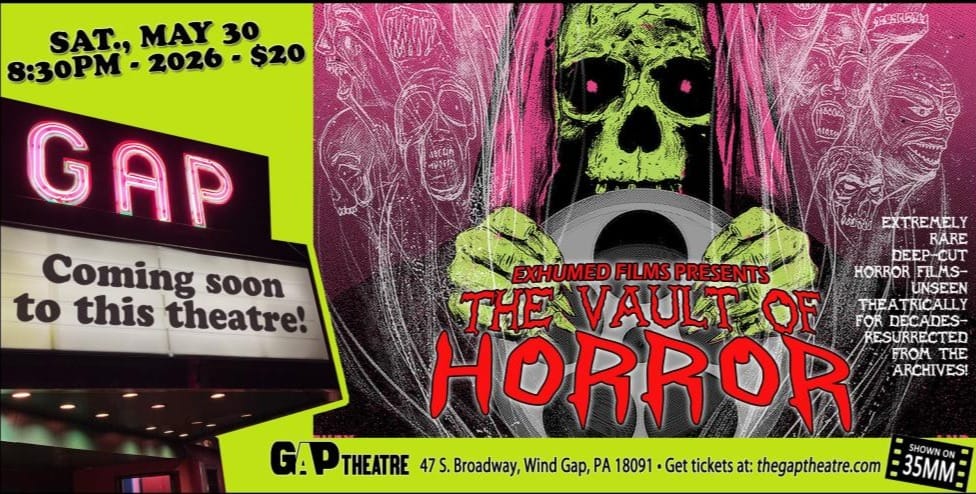 Exhumed Films Presents THE VAULT OF HORROR in 35mm