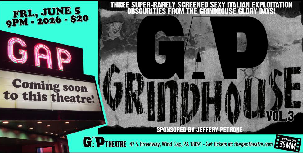 GAP GRINDHOUSE TRIPLE FEATURE VOL. 3 in 35mm