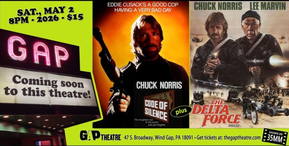 CHUCK NORRIS TRIBUTE: CODE OF SILENCE (1985) & THE DELTA FORCE (1986) in 35mm