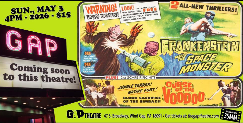 FRANKENSTEIN MEETS THE SPACE MONSTER (1965) / CURSE OF THE VOODOO (1965) - Double Feature
